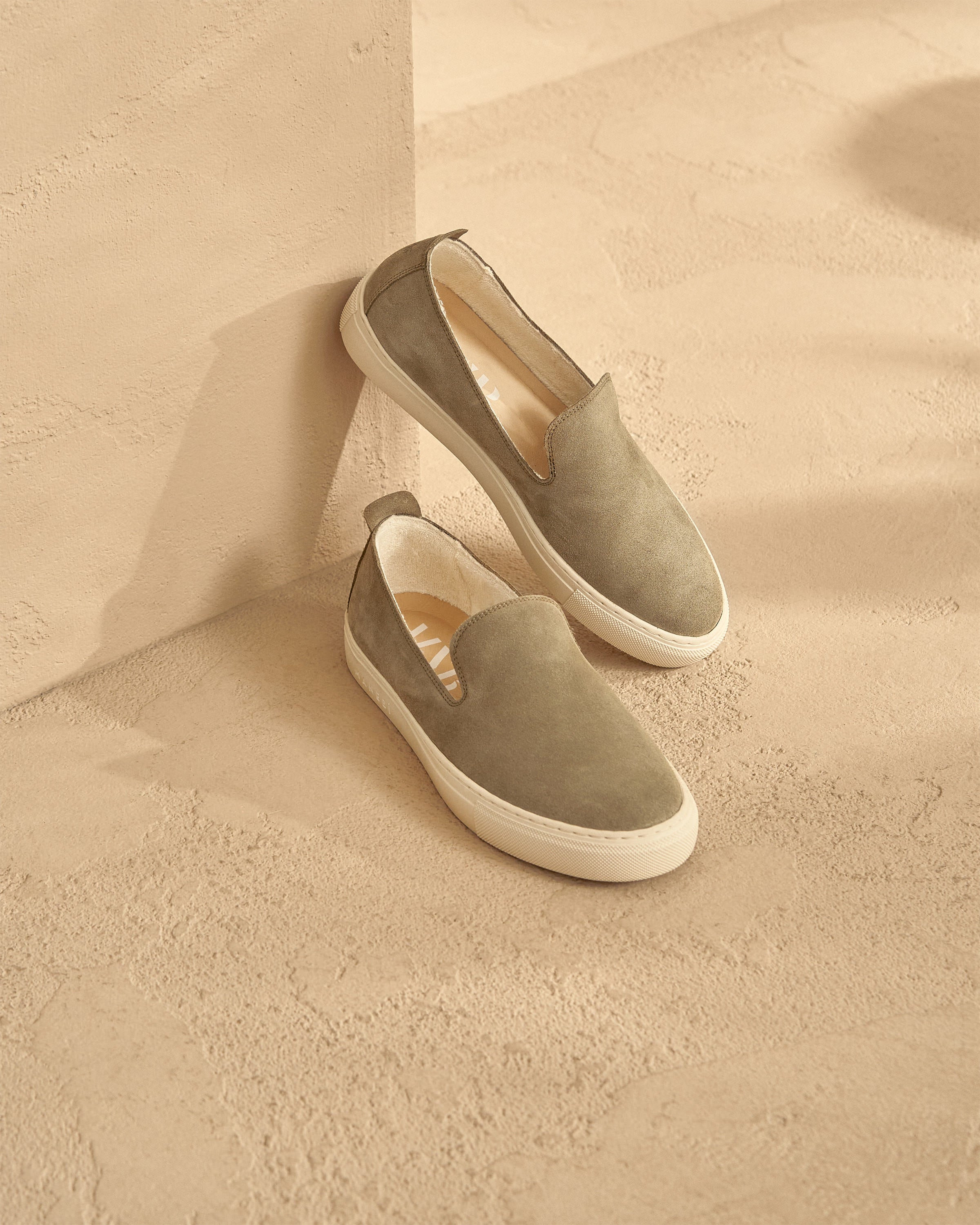 Suede Slip-On - Forest