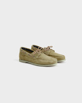 Scarpe da Barca in Pelle Scamosciata - Total Look|Dubai Uomo | 