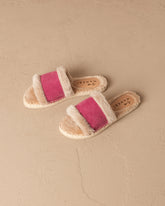 Suede with Faux Fur Flat Sandals - Summer Holiday Promo | 