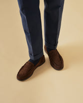 Suede Penny Loafers - Men’s Loafers | 