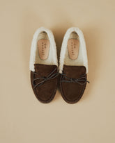 Suede Mocassins With Faux Fur - Women’s Faux Fur|Collection | 