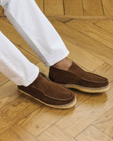 Suede Traveler Ankle Boot Espadrilles - Men Preview | 