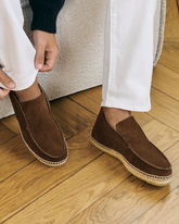 Suede Traveler Ankle Boot Espadrilles - Men Preview | 