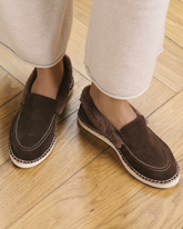 Suede With Faux Fur Loafers Espadrilles - Promo Summer Holiday | 