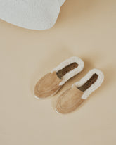 Suede With Faux Fur Slippers | 