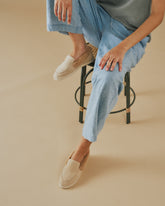 Suede With Faux Fur Slippers - Women’s Faux Fur|Collection | 