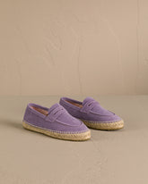 Suede Loafers Espadrilles - Women’s Shoes | 
