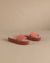 Suede Double Sole Slides - Women’s New Shoes | 