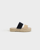Suede Double Sole<br />Two Bands Sandals | 