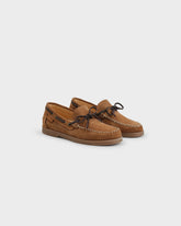 Suede Stitching Moccasins - Women’s Loafers | 