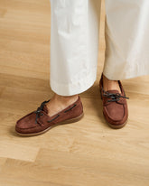 Suede Boat-Shoes - R90KK - Hamptons - Sienna | 