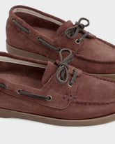 Scarpe da Barca in Pelle Scamosciata | 