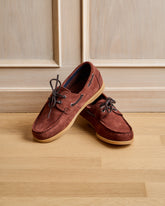 Suede Boat-Shoes - R90KM - Hamptons - Sienna | 