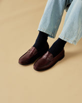 Leather Penny Loafers - Men’s Loafers | 