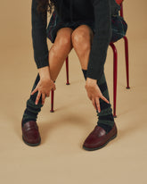 Leather Penny Loafers - Women's Shoes | 