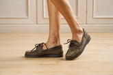 Nabuk Boat-Shoes - Women's Shoes | 