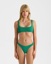 Seersucker Bralette Bikini - Bikinis | 