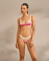 Seersucker Bralette Bikini - Women’s Swimwear | 