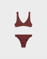 Bikini Bralette Surf in Seersucker | 