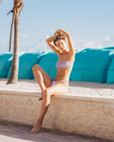 Seersucker Bandeau Bikini - Beachwear Collection | 