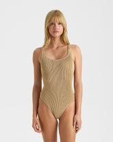 Seersucker One Piece - S23TO - Bleached Sand | 