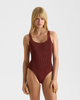 Seersucker One Piece - S26TO - Deep Rust | 