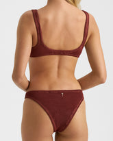 Bikini Bralette Surf in Seersucker | 