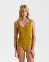 Seersucker V-Neck One Piece - New Arrivals | Women's Swim | 