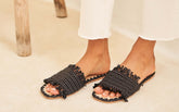 Fringed Knot Sandals - Fall/Winter Sale|Shoes | 