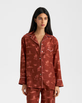 Printed Silk Natal Shirt - Women’s Clothing | 