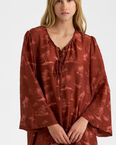 Printed Silk Hydra Dress - Women’s Clothing | 