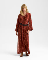 Printed Silk Hydra Dress - Women’s Clothing | 