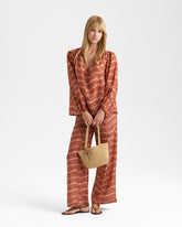 Printed Silk Paros Shirt - Women’s Clothing | 