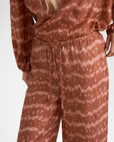 Printed Silk Marbella Trousers - Women’s Clothing | 