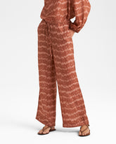 Printed Silk Marbella Trousers - Women’s Clothing | 