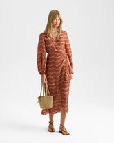 Printed Silk Galapagos Dress - Women’s Clothing | 