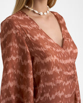Printed Silk Galapagos Dress | 