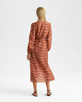 Printed Silk Galapagos Dress | 