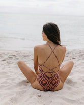 Printed Cut-out One Piece - Women’s NEW SWIMWEAR | 