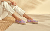 Raffia Pattern Double Sole Espadrilles - Black Friday|Collezione Donna | 