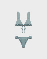 Ruched Triangle Bikini - Bikinis | 