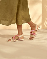 Jute Rope Sandals With Strap - All | 