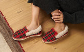 Wool Tartan and Faux Fur Loafers - Black Friday|Collezione Donna | 