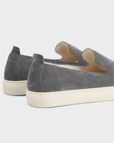 Slip-On in Pelle Scamosciata - Sneakers Uomo | 