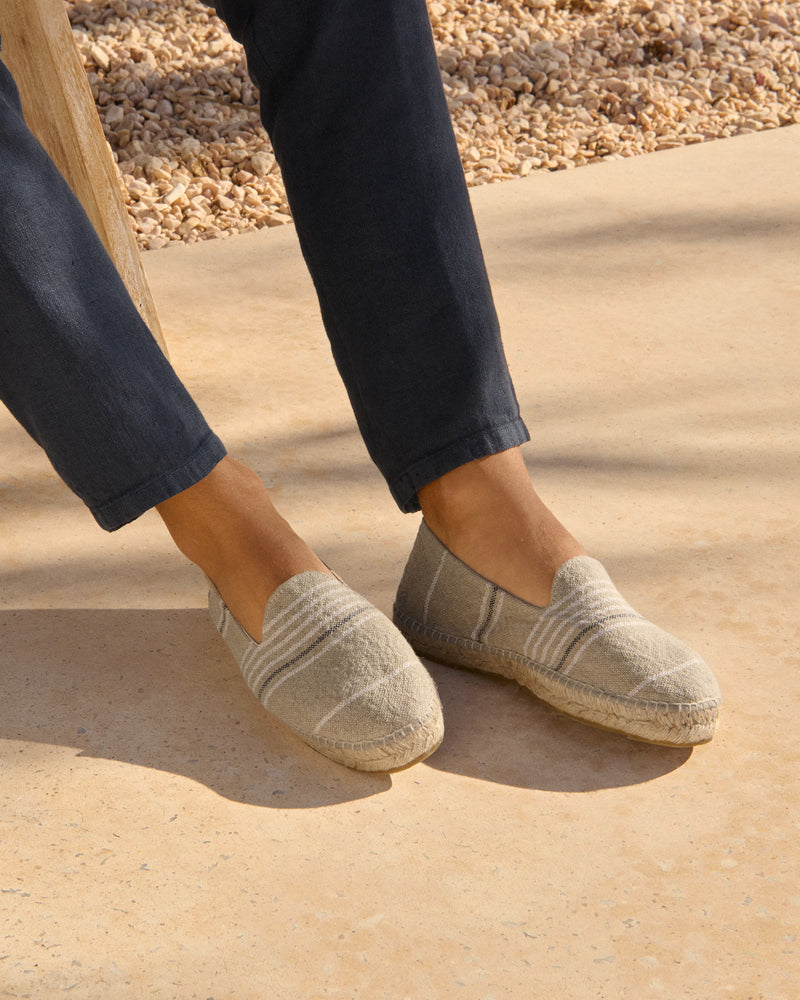 Fabric espadrilles hot sale