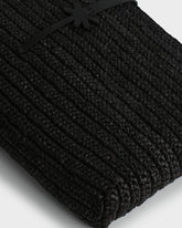 Pochette Kaia in Raffia Naturale e Pelle Nera - Borse | 