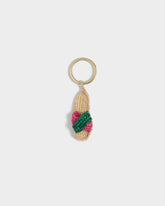 Natural Raffia Espa Charm Keyring - Keychains & Charms | 