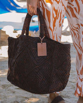 Raffia Crochet Sunset Bag Large - Bags | 