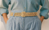 Weaving Raffia Belt - Women's New Arrivals | 