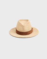 Handcrafted Raffia and Suede Panama Hat - Luca Rubinacci x Manebí|Total Look | 